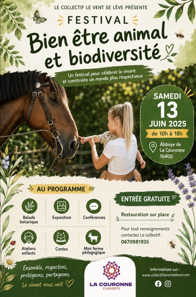 Le Festival Bien-être animal et biodiversité à la couronne - édition 2026